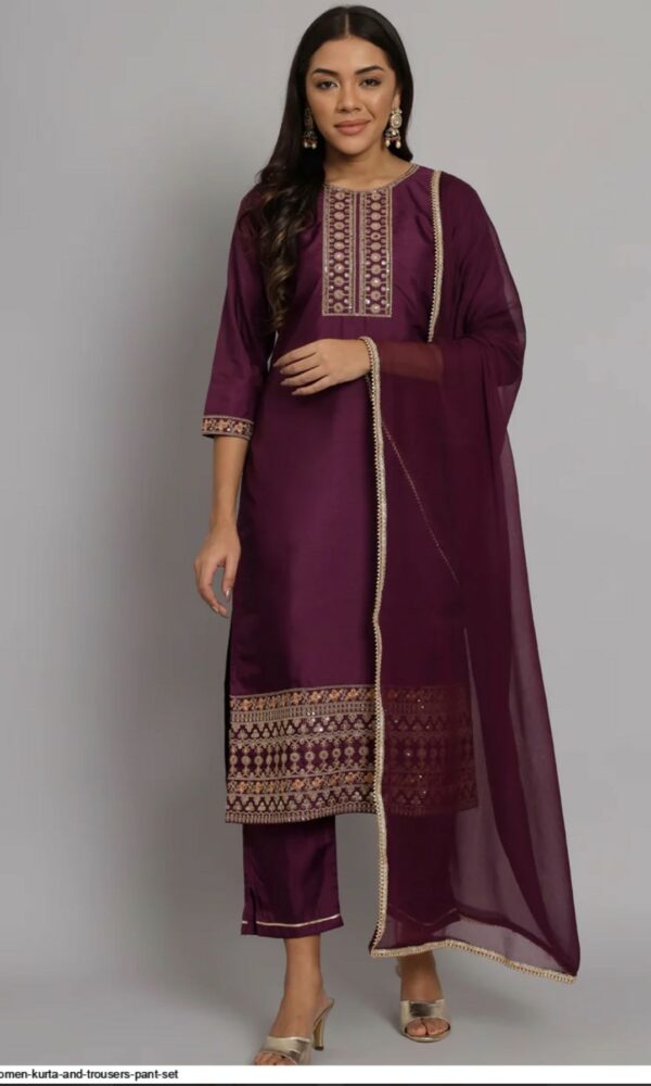 Kurti Set Maroon