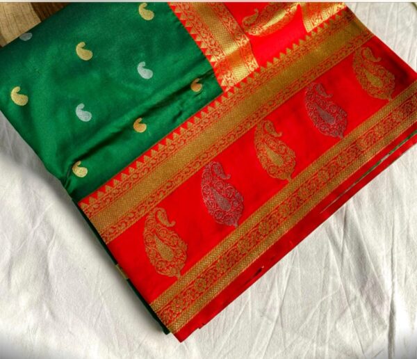 Paithani Saree Green