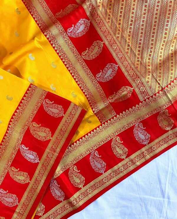 Paithani Saree Yellow - Image 2