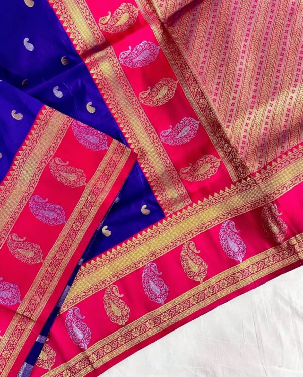 Paithani Saree Purple - Image 2